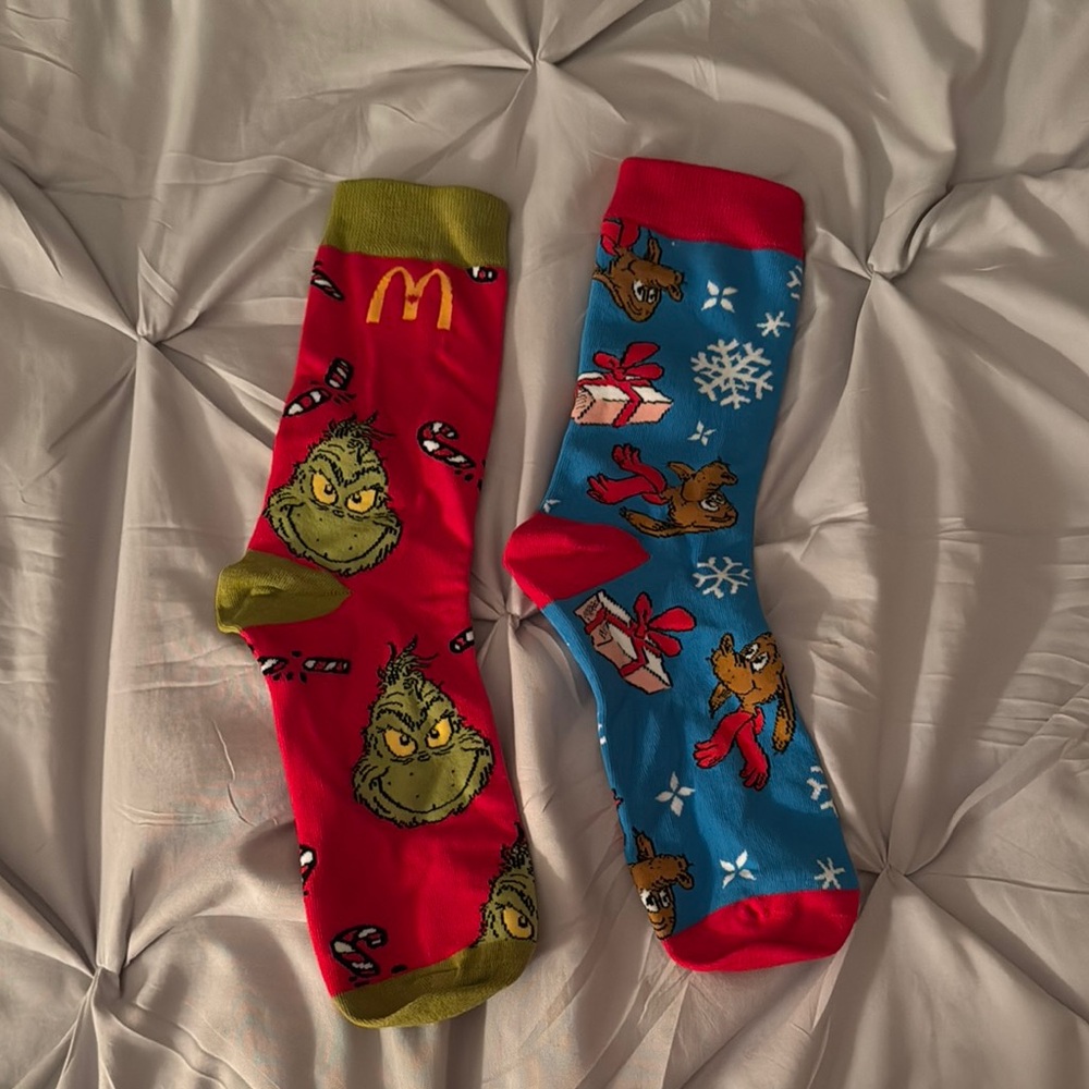 Grinch Holiday Socks